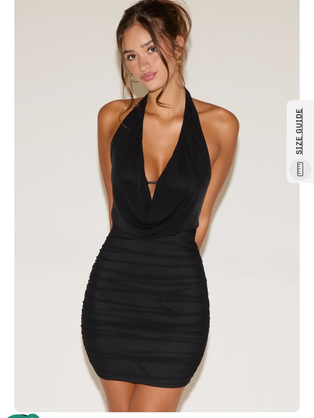 Lovely Day Backless Halter Dress in Rust